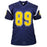 Wes Chandler Signed San Diego Blue Football Jersey (JSA) - RSA