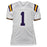 Ja'Marr Chase Signed LSU College White Football Jersey (JSA) - RSA