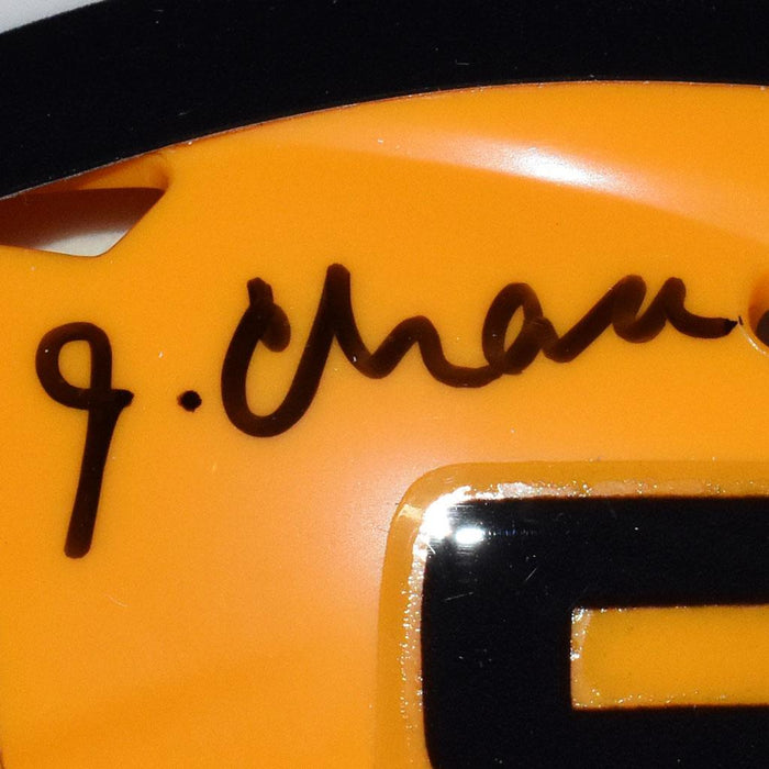 Ja'Marr Chase LSU Tigers Autographed Riddell Speed Replica Helmet