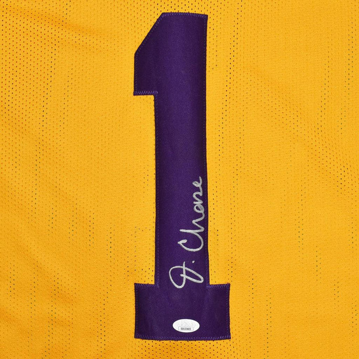 Ja'Marr Chase Signed LSU College Purple Football Jersey (JSA) — RSA