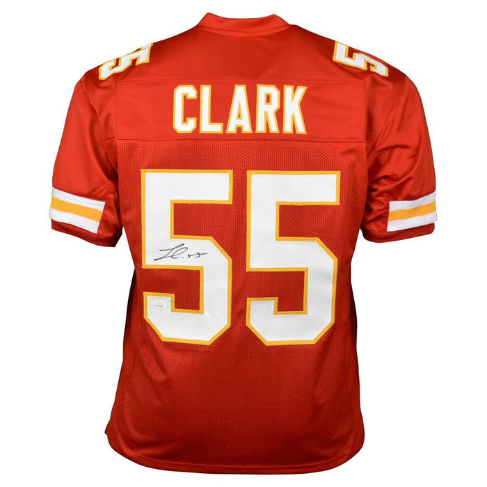 Kansas City Chiefs Framed Frank Clark Autographed Signed Jersey