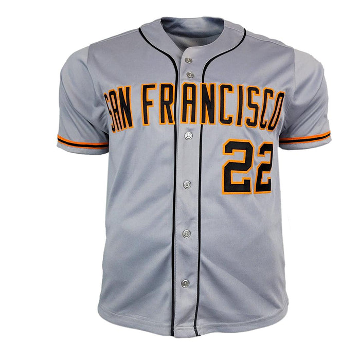 Jack Clark Signed "The Ripper" Inscription San Francisco Grey Baseball Jersey (JSA) - RSA