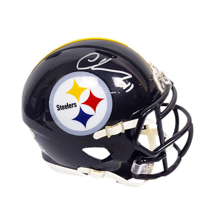 Chase Claypool Signed Pittsburgh Steelers Speed Mini Football Helmet  (Beckett)