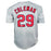 Vince Coleman Signed St. Louis Grey Baseball Jersey (JSA) - RSA