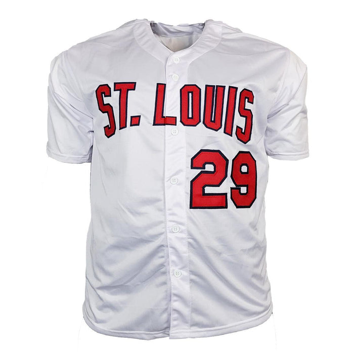 Vince Coleman Signed St Louis White Baseball Jersey (JSA) — RSA