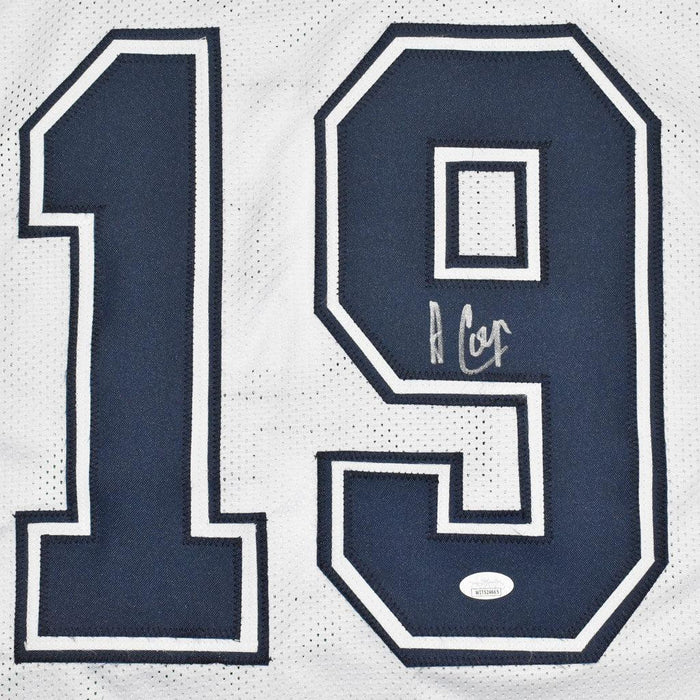 Amari Cooper Signed Dallas White Football Jersey (JSA) — RSA