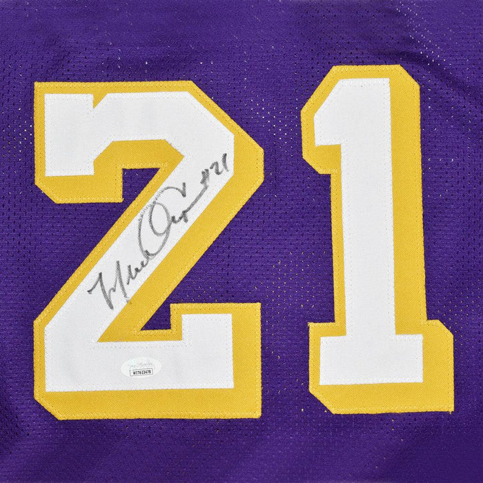 Michael Cooper Los Angeles Lakers Signed Autograph Custom Jersey