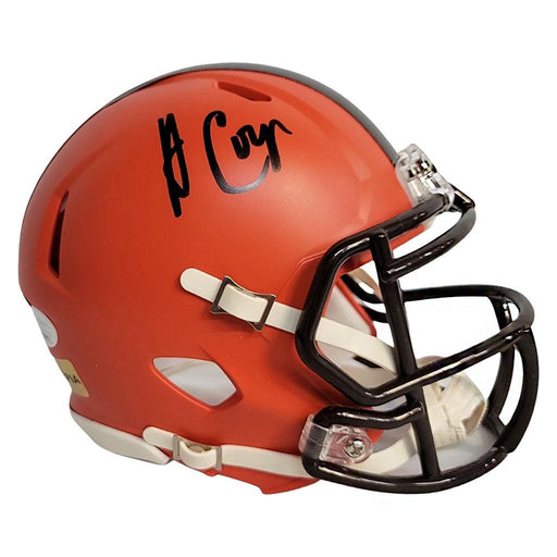 Amari Cooper Autographed NFL Football, Cleveland Browns, Alabama, Proof  Beckett BAS Y76995