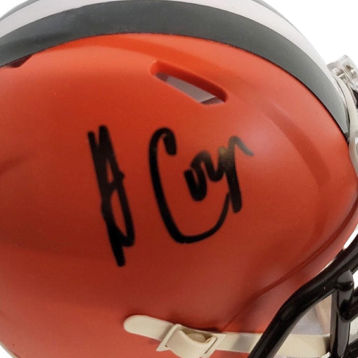 Amari Cooper Autographed Cleveland Browns Speed Mini Helmet