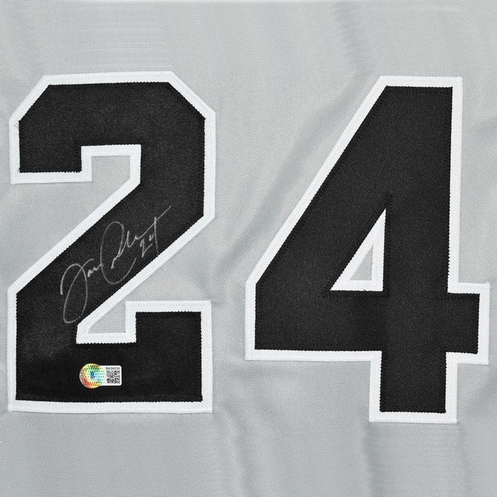 Joe Crede Signed Chicago Grey Baseball Jersey Beckett RSA