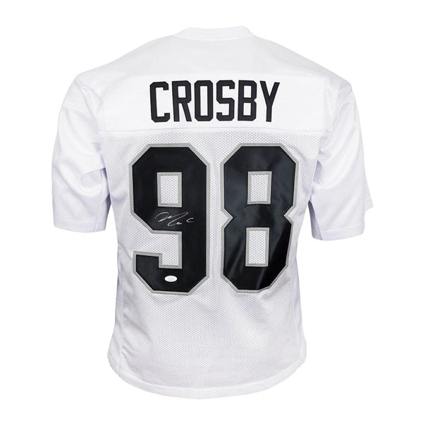 Maxx Crosby Signed Las Vegas Pro Color Rush Football Jersey (JSA) — RSA