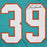 Larry Csonka Signed Miami Blue Football Jersey (JSA) - RSA