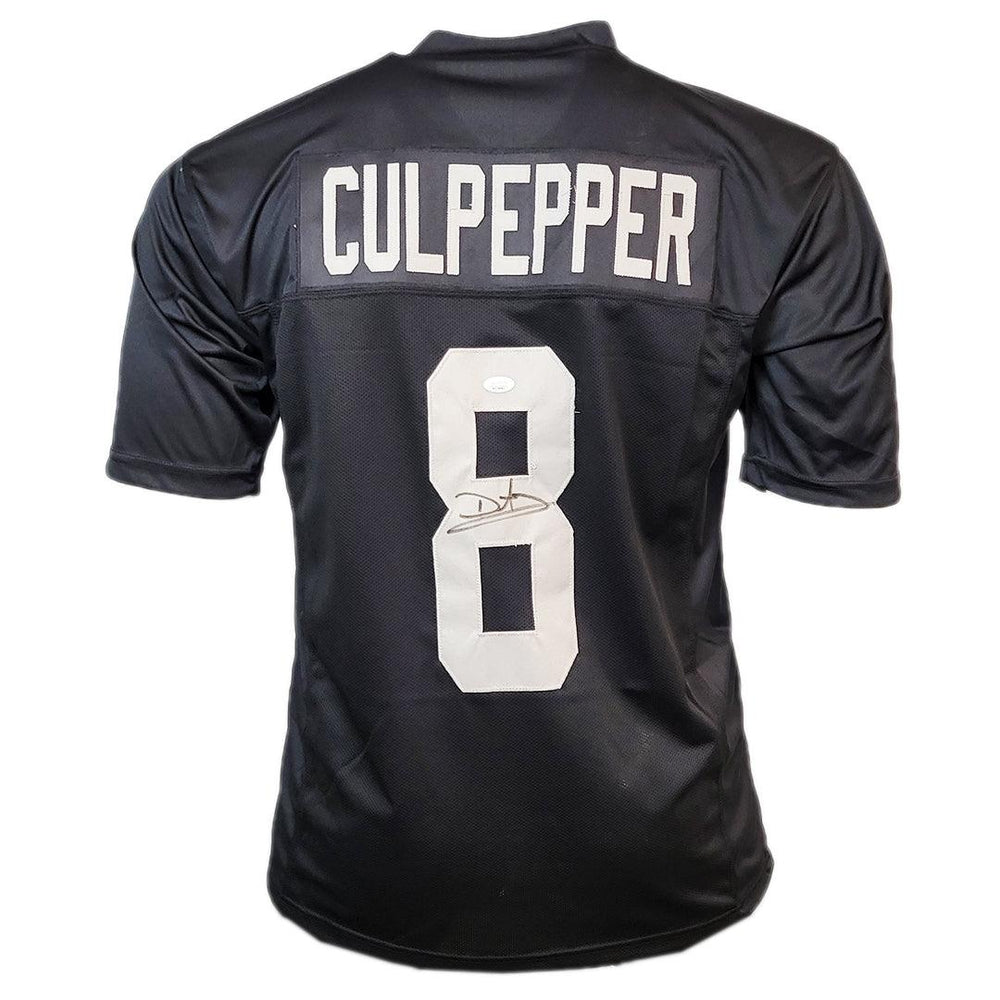 Daunte Culpepper Signed Las Vegas Black Football Jersey (JSA) — RSA