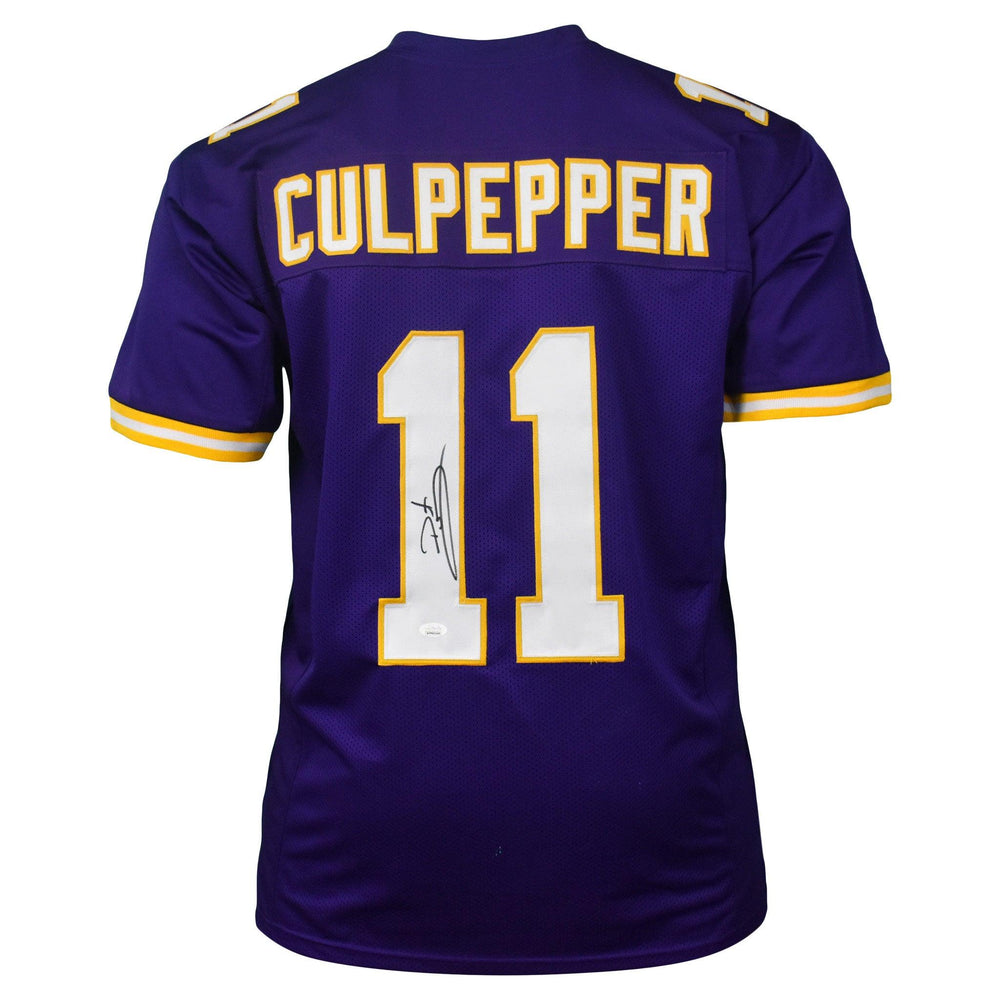 Daunte Culpepper Signed Pro-Edition Purple Football Jersey (JSA) - RSA