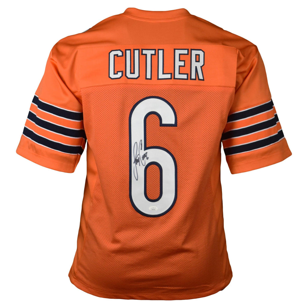 Jay Cutler Signed Pro-Edition Orange Football Jersey (JSA) — RSA