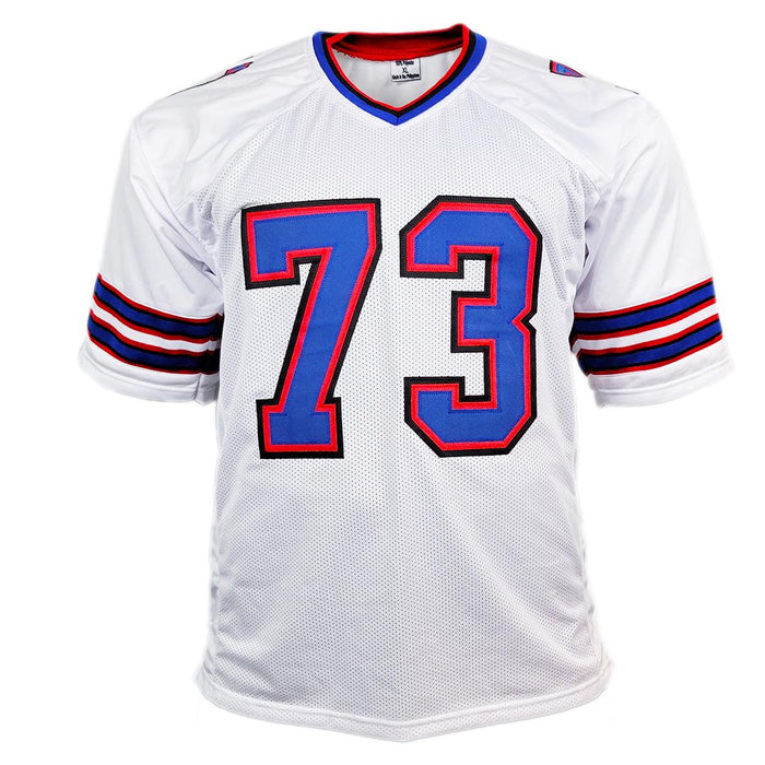 Dion Dawkins Signed Buffalo White Football Jersey (JSA) — RSA