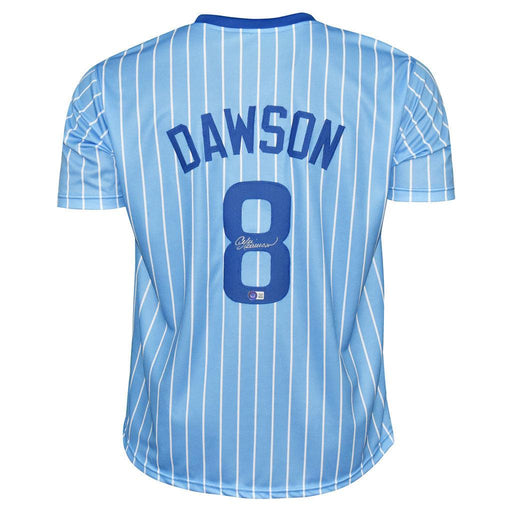 Andre Dawson Autographed Pro Style Chicago Gray Baseball Jersey