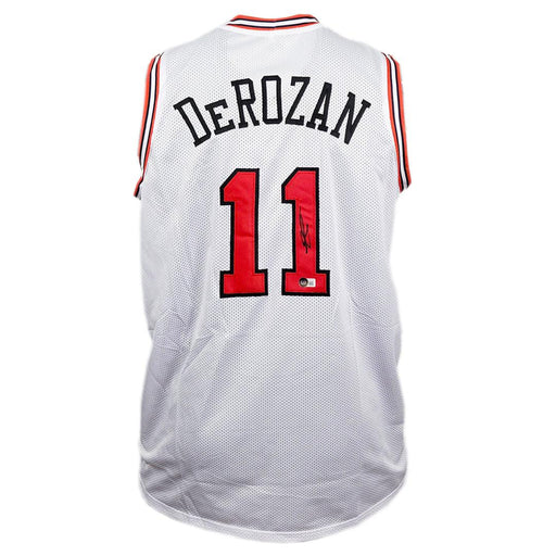 DeMar DeRozan Signed Chicago White Basketball Jersey (Beckett) - RSA