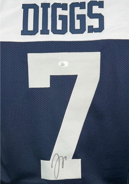 Trevon Diggs Signed Dallas Pro Thanksgiving Football Jersey (JSA) — RSA