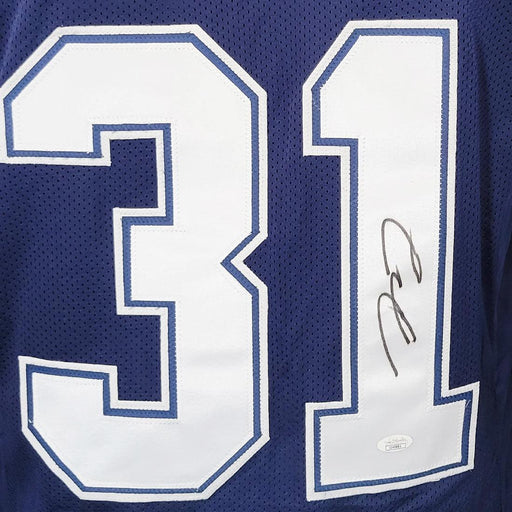 Trevon Diggs Signed Dallas Blue Rookie Number Football Jersey (JSA) - RSA