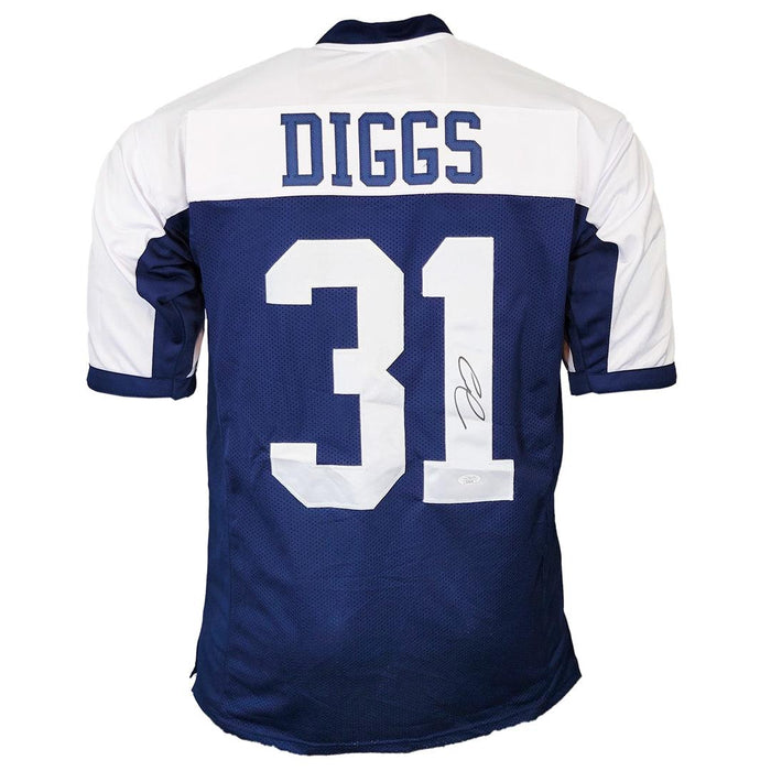 Trevon Diggs Signed Dallas Thanksgiving Rookie Number Football Jersey — RSA