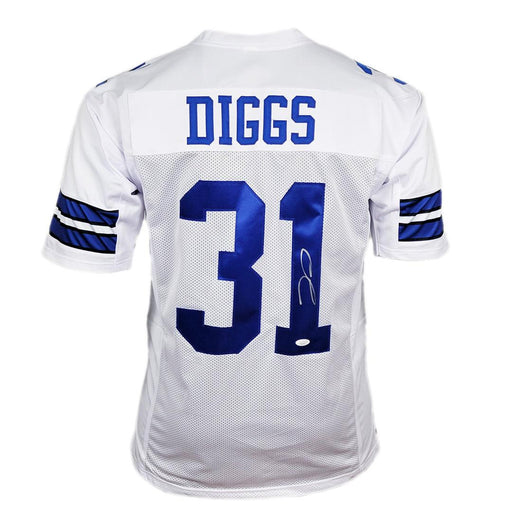 Trevon Diggs Signed White No. 7 Custom Jersey - JSA on Goldin Auctions