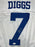 Trevon Diggs Signed Dallas White Football Jersey (JSA) - RSA