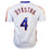 Lenny Dykstra Signed New York White Pinstripe Baseball Jersey (JSA) - RSA