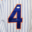 Lenny Dykstra Signed New York White Pinstripe Baseball Jersey (JSA) - RSA