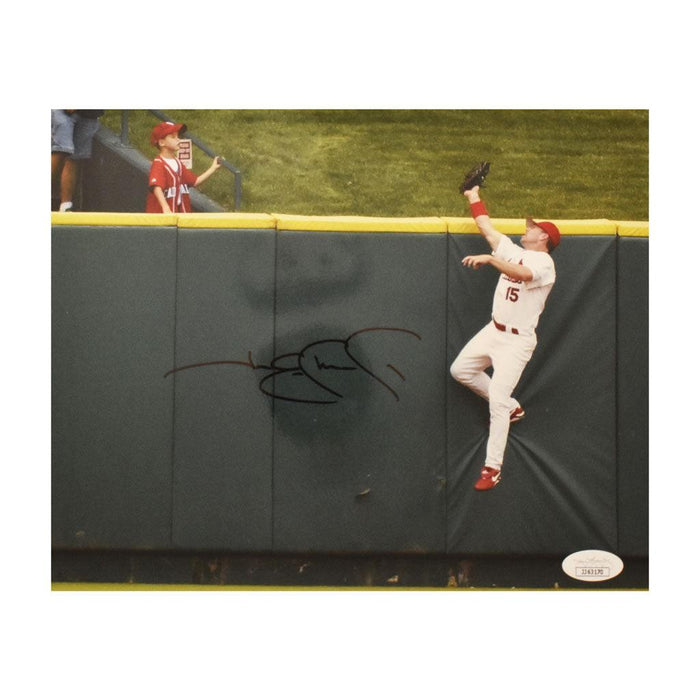 Jim Edmonds Signed St Louis Cardinals Back Wall 8x10 Photo (JSA) - RSA