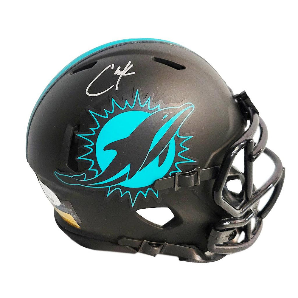 Chase Edmonds Signed Miami Dolphins Eclipse Speed Mini Replica Footbal — RSA