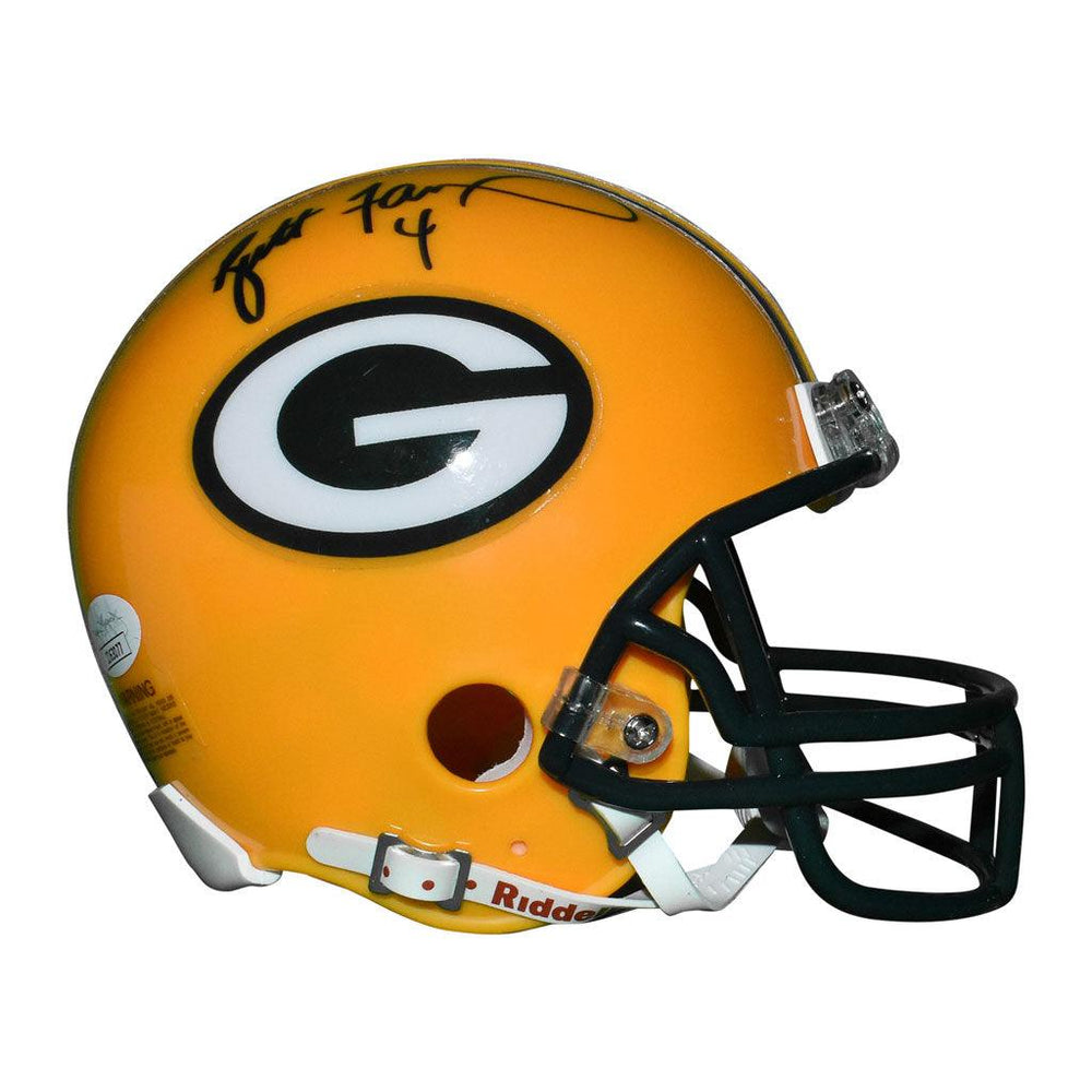 Brett Favre Autographed Green Bay Packers Mini Helmet –