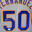 Sid Fernandez Signed New York Grey Baseball Jersey (JSA) - RSA