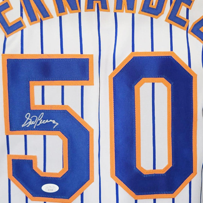 Sid Fernandez Signed New York Pinstripe Baseball Jersey (JSA) - RSA