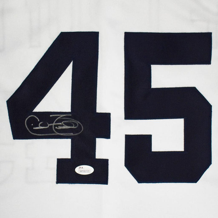 Cecil Fielder Signed Detroit White Baseball Jersey (JSA) — RSA