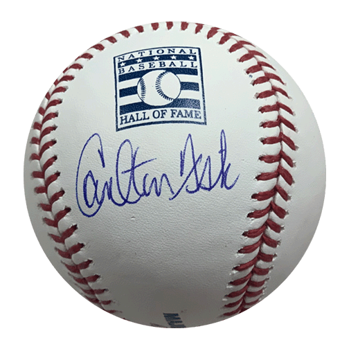 Carlton Fisk Autographed Official Major League Hall of Fame Baseball (JSA) - RSA