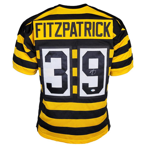 Minkah Fitzpatrick Signed Pittsburgh Pinstripe Bumble Bee Football Jer — RSA