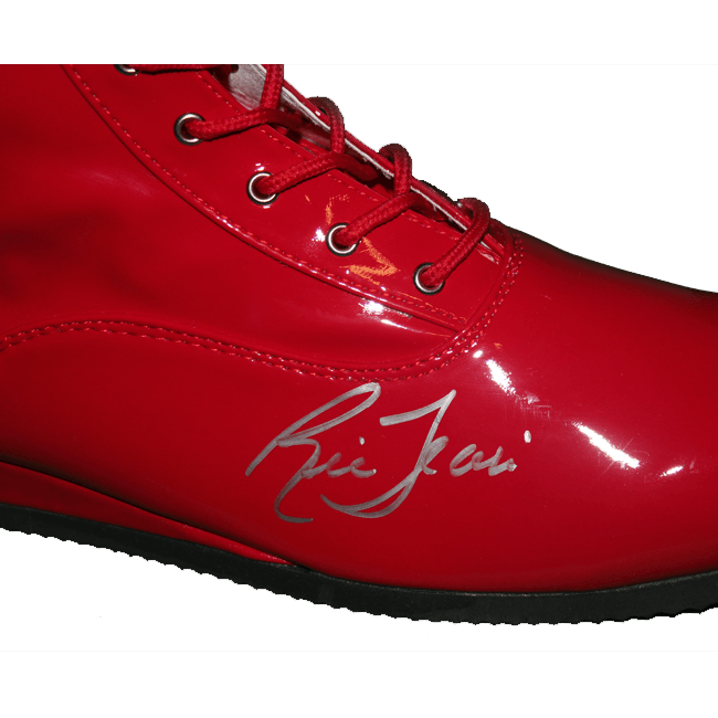 Ric Flair Autographed Wrestling Boot Red (JSA) - RSA