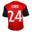 Jerome Ford Signed College Red Jersey (JSA) - RSA