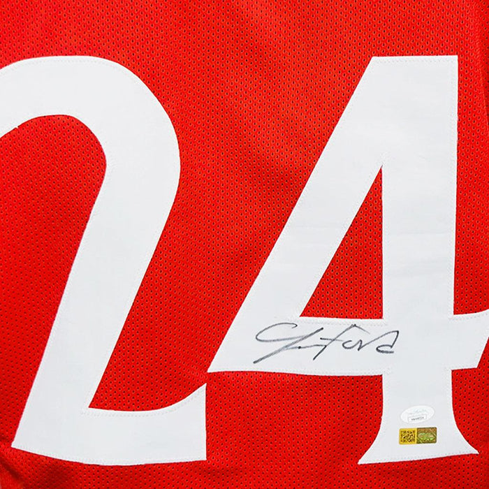 Jerome Ford Signed College Red Jersey (JSA) - RSA