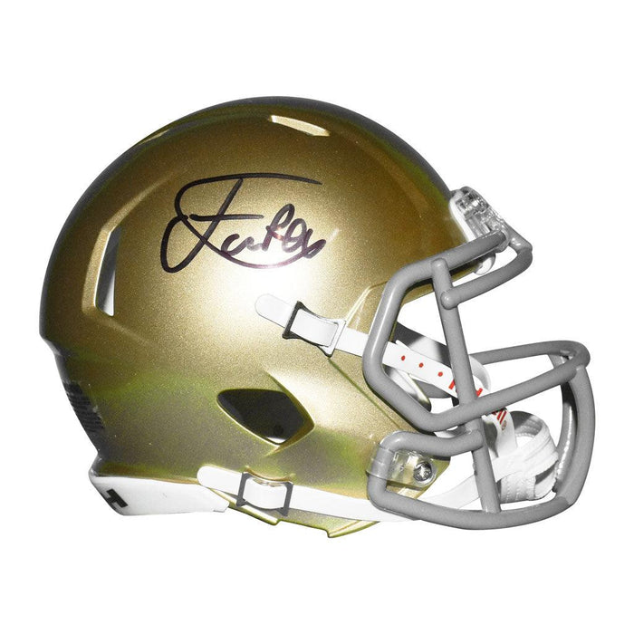 Jerome Bettis Autographed Pittsburgh Steelers Camo Mini Helmet BAS 31210