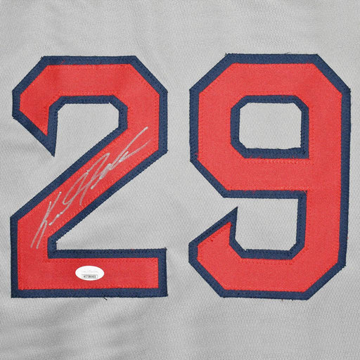 Keith Foulke Signed Boston Grey Baseball Jersey (JSA) - RSA