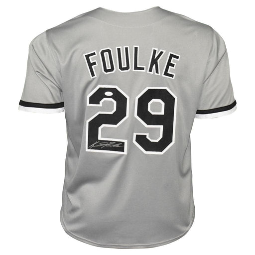 Keith Foulke Signed Chicago Grey Baseball Jersey (JSA) - RSA