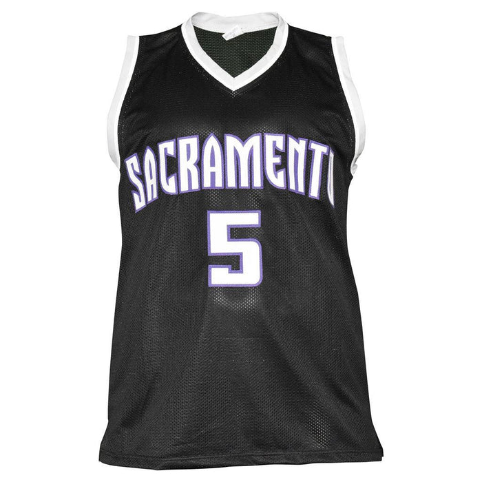 RSA De'Aaron Fox Signed Sacramento Black Basketball Jersey (Beckett)