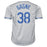 Eric Gagne Signed Los Angeles Grey Baseball Jersey (JSA) - RSA