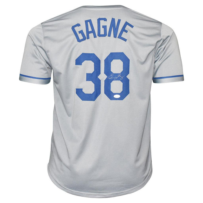 Eric Gagne Signed Los Angeles Grey Baseball Jersey (JSA) - RSA