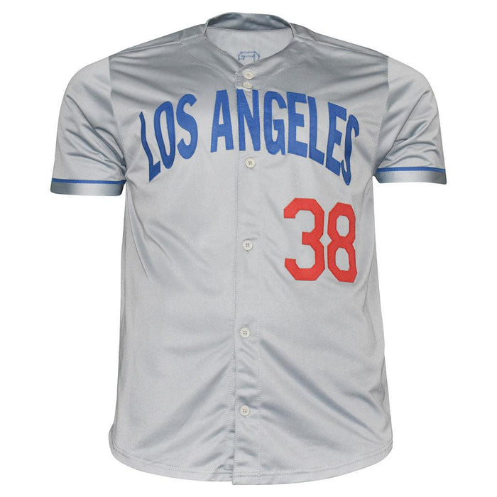 Eric Gagne Signed Los Angeles Grey Baseball Jersey (JSA)