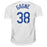 Eric Gagne Signed Los Angeles White Baseball Jersey (JSA) - RSA