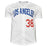 Eric Gagne Signed Los Angeles White Baseball Jersey (JSA) - RSA