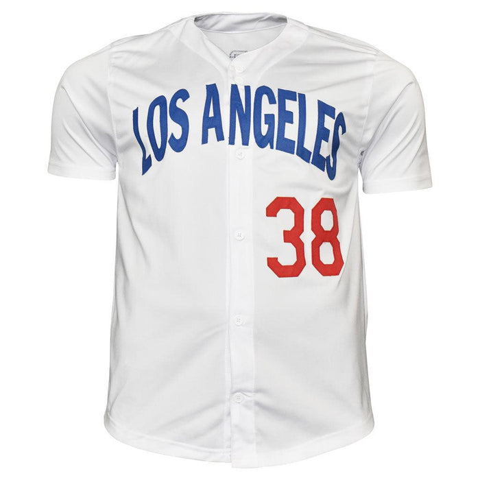 Eric Gagne Signed Los Angeles White Baseball Jersey (JSA) - RSA